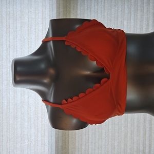 EUC Bright Orange Bikini Top - Size L